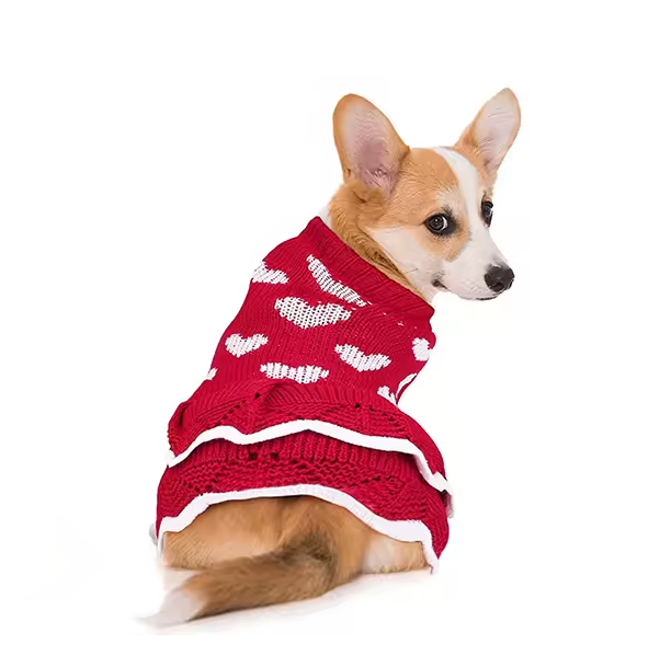 LuvPup™ | Warme Valentijnsjurk Tegen Kou en Stress