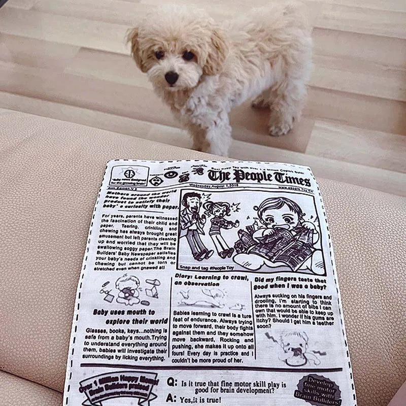 ChewPaper™ | Bijtbestendig Krantenvermaak