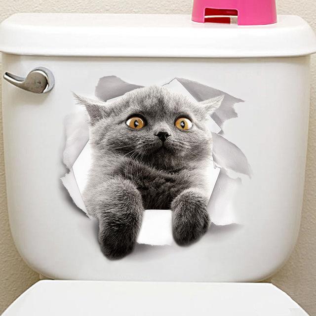 Mewlin™ | Schattige 3D Katten Muurstickers