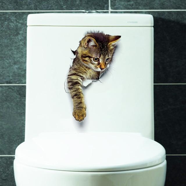 Mewlin™ | Schattige 3D Katten Muurstickers