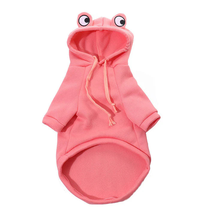 Froggy Warme hoodie tegen kou en irriterende vacht
