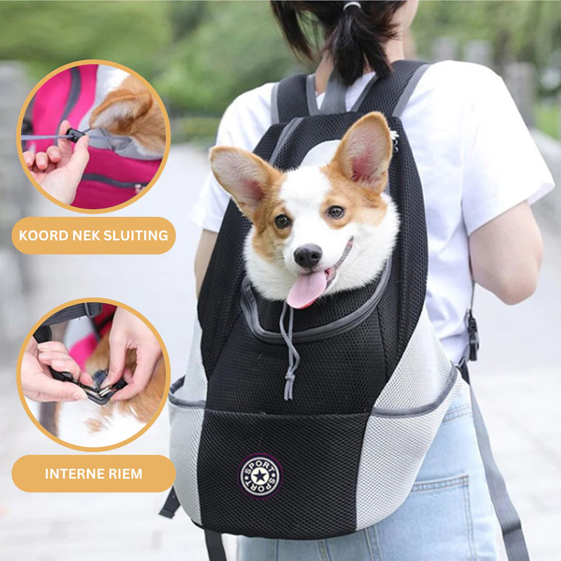 DoggyBag Ventilerende Honden Rugzak Mijndierenshop nl doggybag-ventilerende-honden-rugzak-mijndierenshop-nl