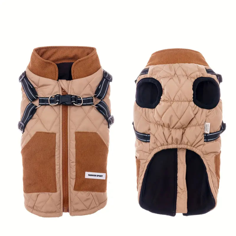 Woofly™ | Hondenjas voor regen en warmte met fleecevoering