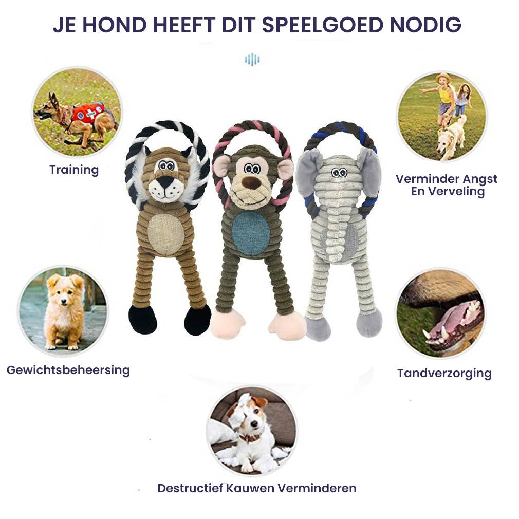 ChewFuzz™ | Sterk en Bijtbestendig