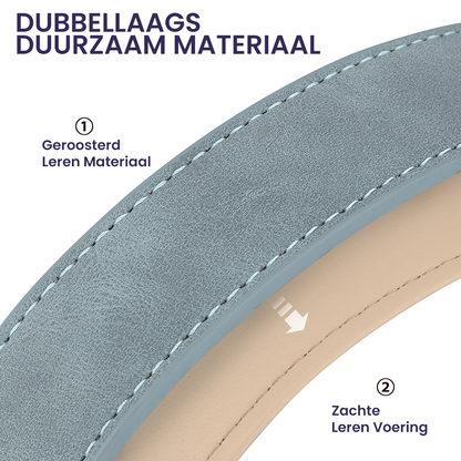 PrimePaw™ | Stijlvolle Leren Halsband