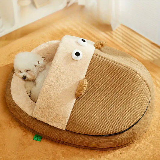 BearBed™ | Overdekt bed voor warmte en stressverlichting