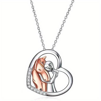 Stalliona™ | Luxe Ketting met Meisje en Paard