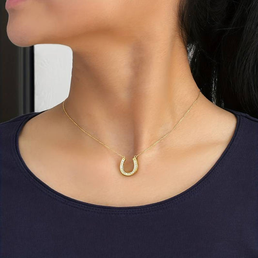 Stallio™ | Luxe Paarden Zirkonia Ketting