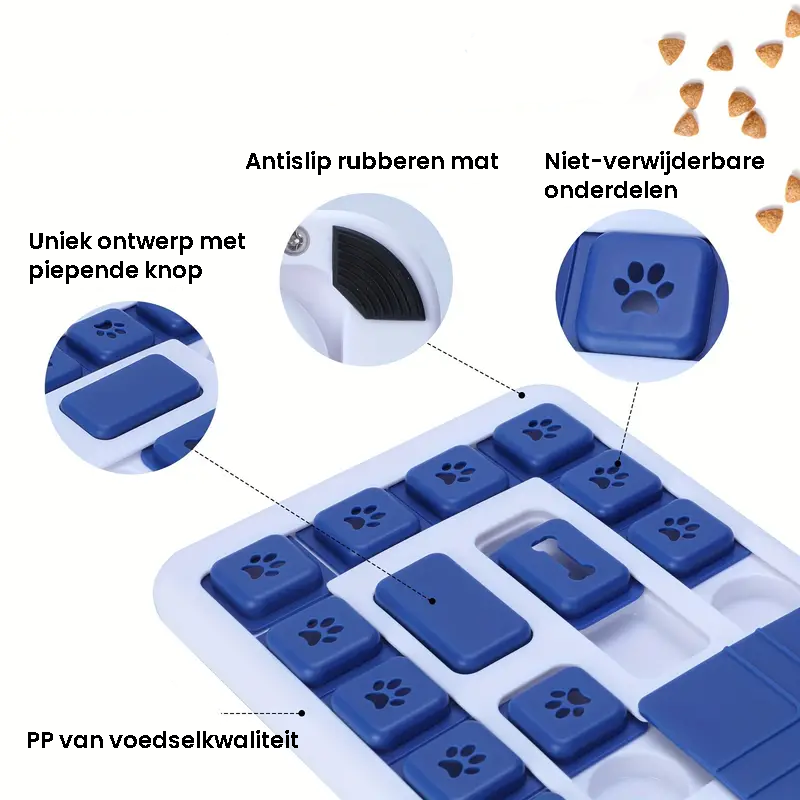 PuzzPaws™ | Langzame Voederbak & Puzzel