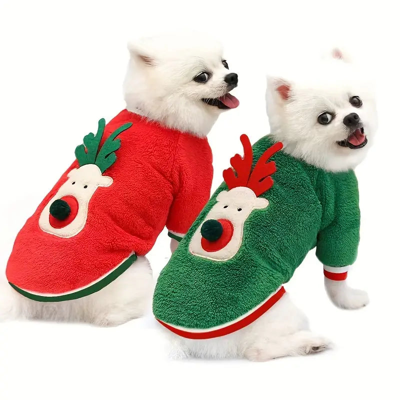 HoHoTail™ | Warme kersthoodie voor honden