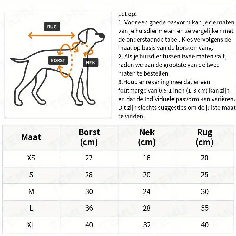 Poochie™ | Warme wollen fleecejas voor honden