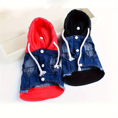 Grain™ | Denim hondenjas voor koude dagen