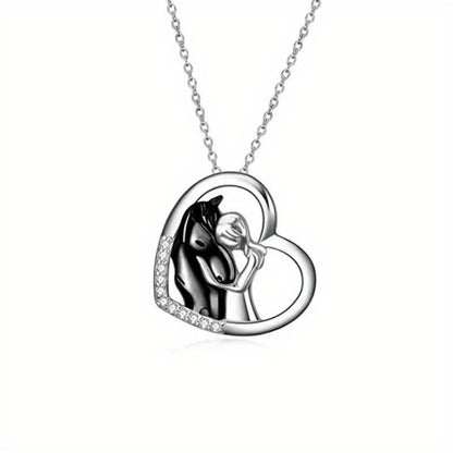 Stalliona™ | Luxe Ketting met Meisje en Paard