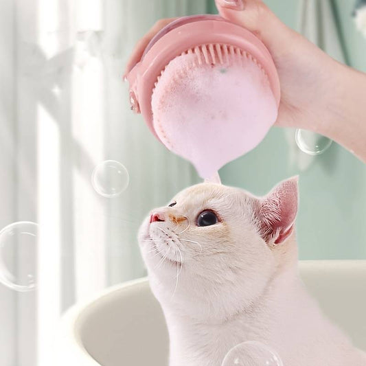 PetGlam™ | 2-in-1 Shampoo Borstel