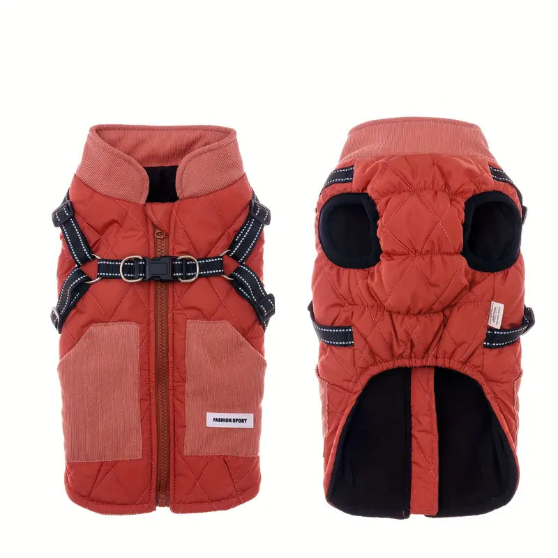Woofly™ | Hondenjas voor regen en warmte met fleecevoering