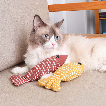 CoralCat™ | Visvormig kattenkruidspeeltje
