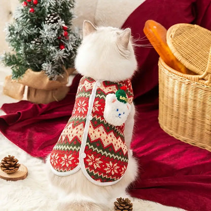 HollyTail™ | Knusse en feestelijke katten kersttrui