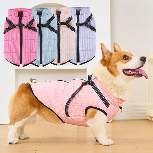 PupCozy™ | Waterdichte hondenjas met geïntegreerd harnas