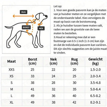 Furrie™ | Valentijns hondenjumpsuit vol liefde