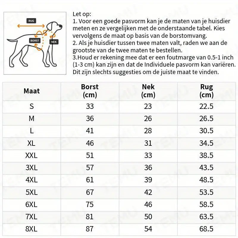 SnugPaw™ | Warme en Waterdichte Hondenjas