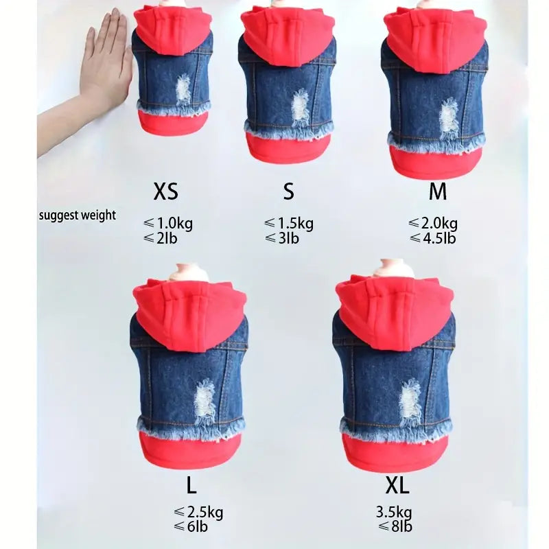 Grain™ | Denim hondenjas voor koude dagen