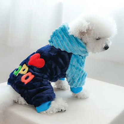 Furrie™ | Valentijns hondenjumpsuit vol liefde