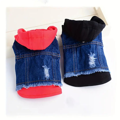 Grain™ | Denim hondenjas voor koude dagen