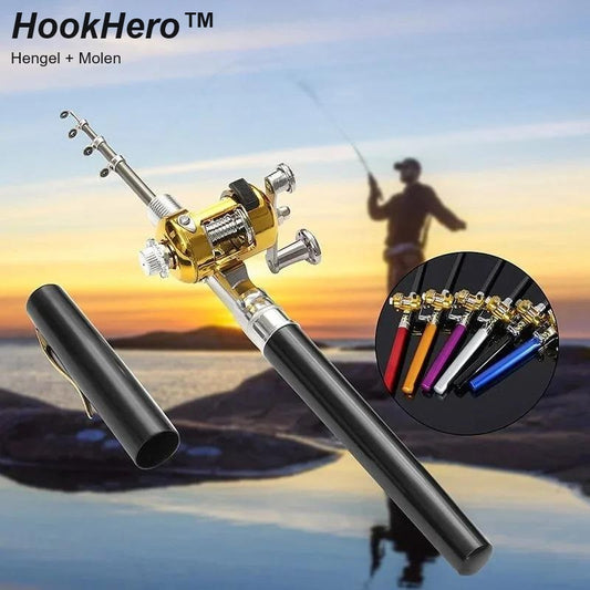 HookHero™ | Ultra-Compacte Hengel Set
