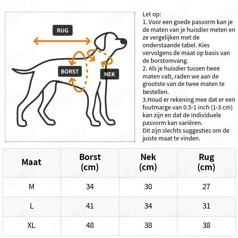 Wonders™ | Luxe Winterwarme Outfit voor Honden