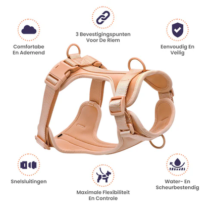 FlexiPaws™ | Stressvrij Harnas zonder Trekkracht