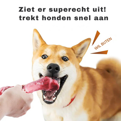 ChewBone™ | Vleesvormige hondentandenborstel