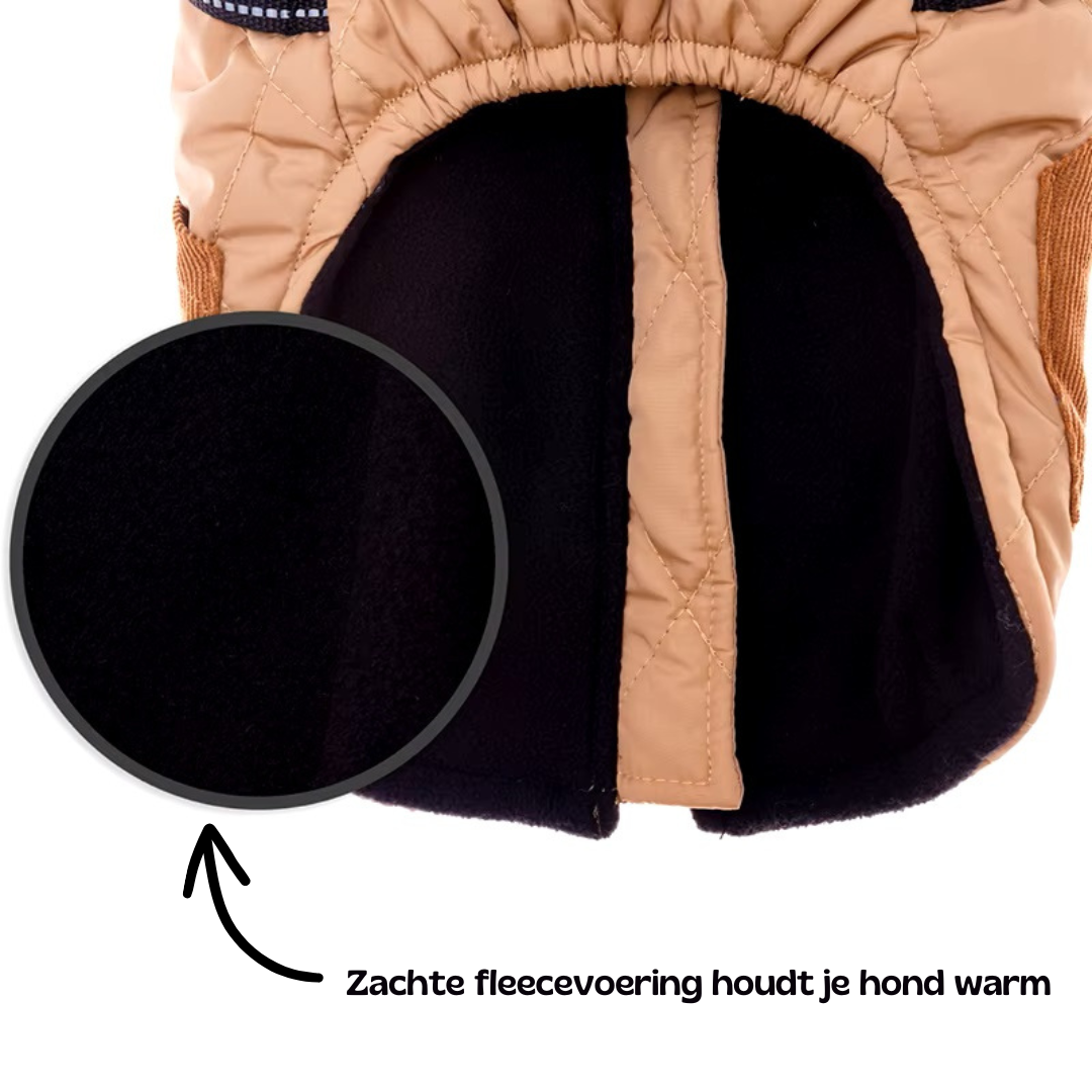 Woofly™ | Hondenjas voor regen en warmte met fleecevoering