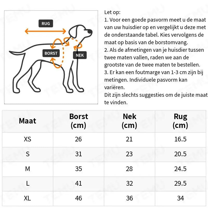 Grain™ | Denim hondenjas voor koude dagen