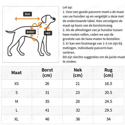 Grain™ | Denim hondenjas voor koude dagen