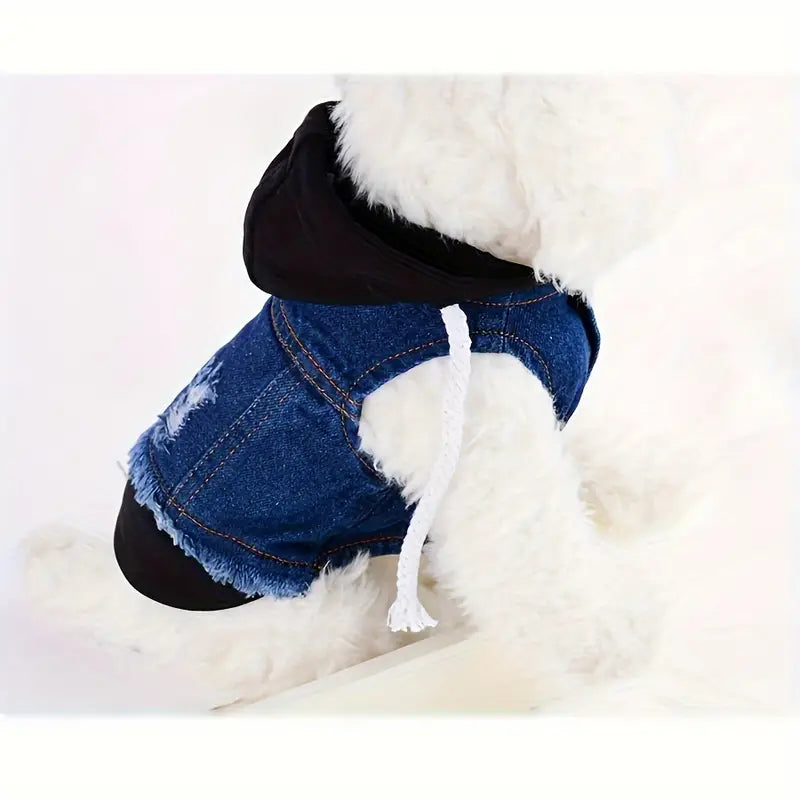 Grain™ | Denim hondenjas voor koude dagen