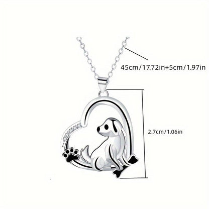 PupShine™ | Luxe Hart en Hond Ketting