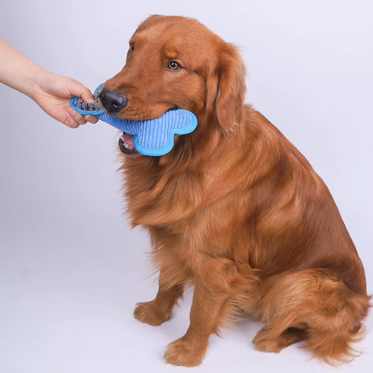 Doggle™ | Botvormig Speeltje met Pieper