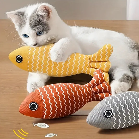 CoralCat™ | Visvormig kattenkruidspeeltje
