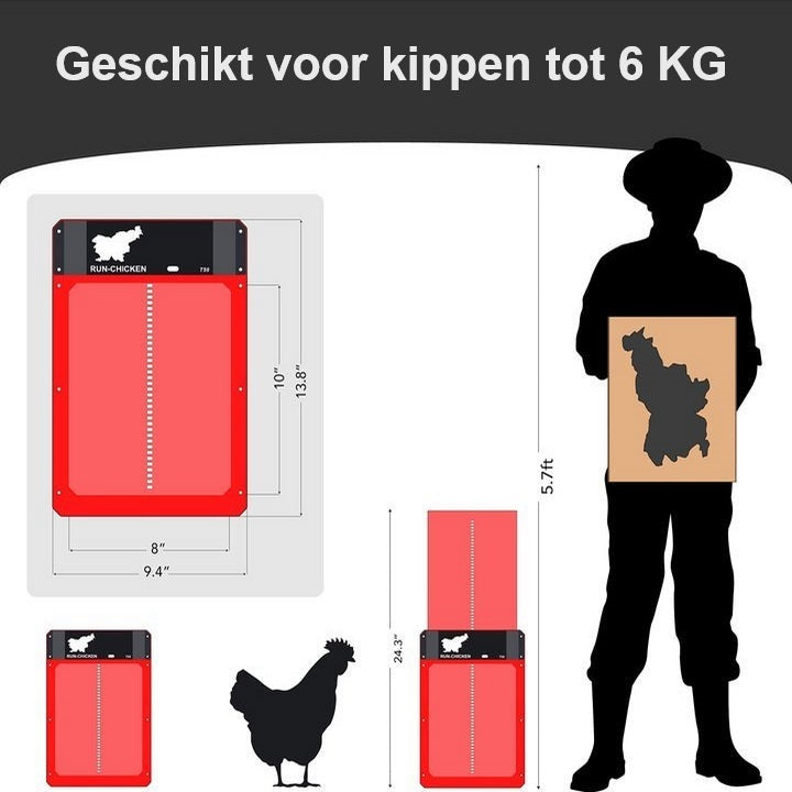 PluimveePro™ | Kippen Veilig met Automatische Sluiting