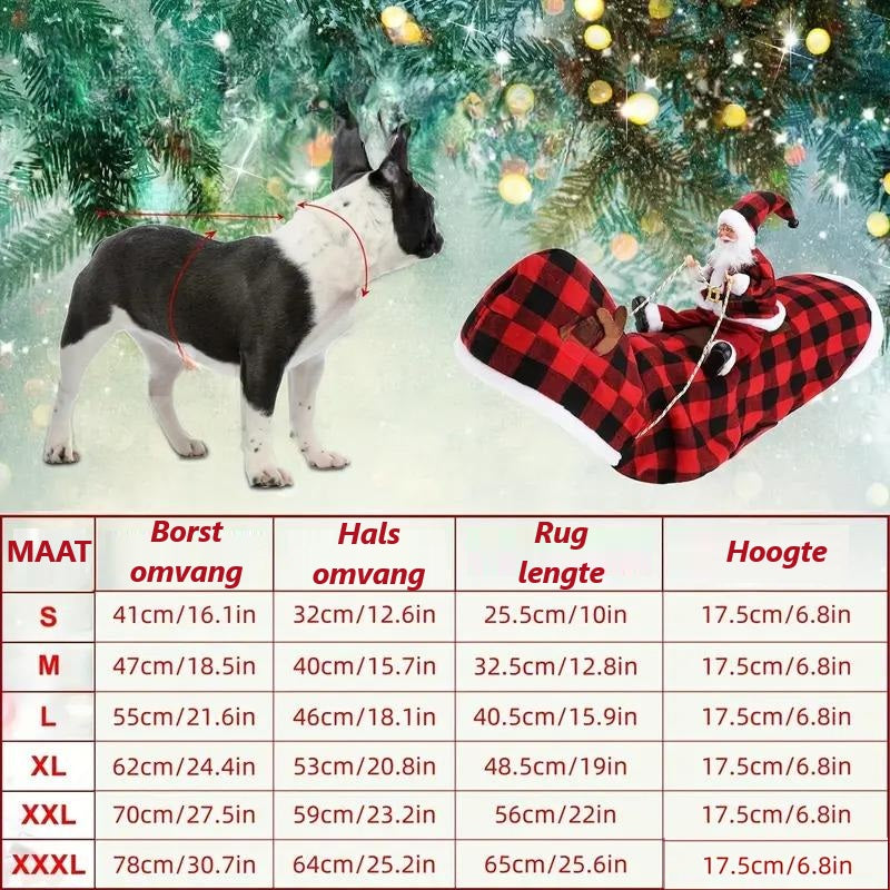 FestiPaws™ | Zachte en warme kerstoutfit voor jouw hond