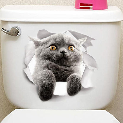 Mewlin™ | Schattige 3D Katten Muurstickers