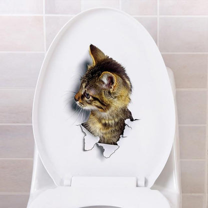 Mewlin™ | Schattige 3D Katten Muurstickers