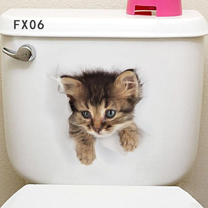 Mewlin™ | Schattige 3D Katten Muurstickers