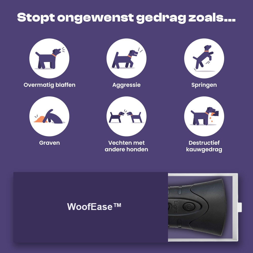 WoofEase™ |  Stop ongewenst gedrag